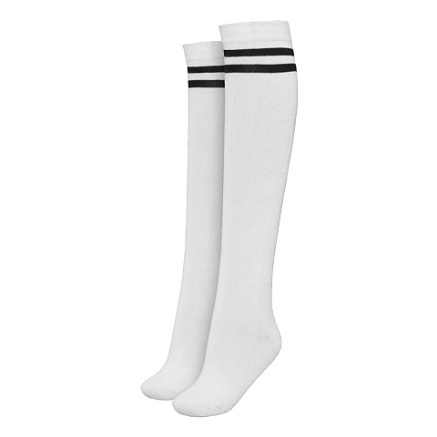 Urban Classics TB770-00224-0070 Weiblich Kniestrümpfe Schwarz, Weiß 1 Paar(e)
