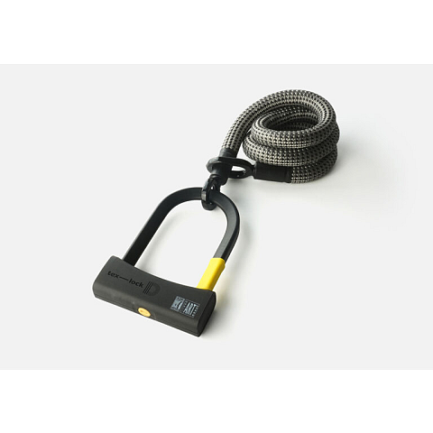 tex-lock Eyelet Schwarz, Grau 1200 mm Kabelschloss