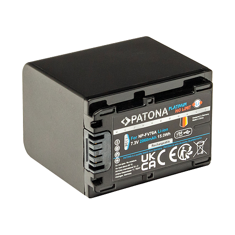 PATONA 1394 Kamera-/Camcorder-Akku Lithium-Ion (Li-Ion) 2060 mAh