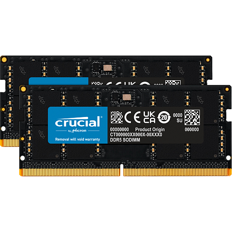 Crucial CT2K64G56C46S5 Speichermodul 128 GB 2 x 64 GB DDR5 262-pin SO-DIMM