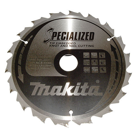 Makita Specialized Kreissägeblatt 21 cm 1 Stück(e)