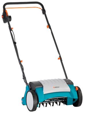 Gardena EVC 1000 Rasen-Vertikutierer 1000 W Schwarz, Blau, Grau, Orange