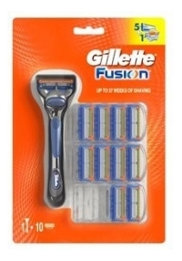 Gillette Fusion Blau, Grau