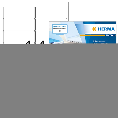HERMA 10731 Druckeretikett Weiß Selbstklebendes Druckeretikett
