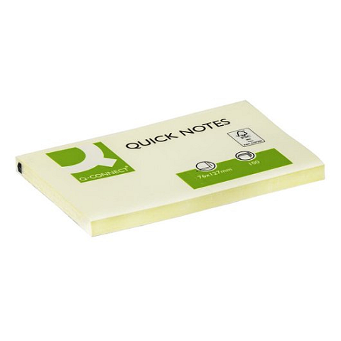 Q-CONNECT KF10503 Klebezettel Rechteck Gemischte Farben 100 Blätter