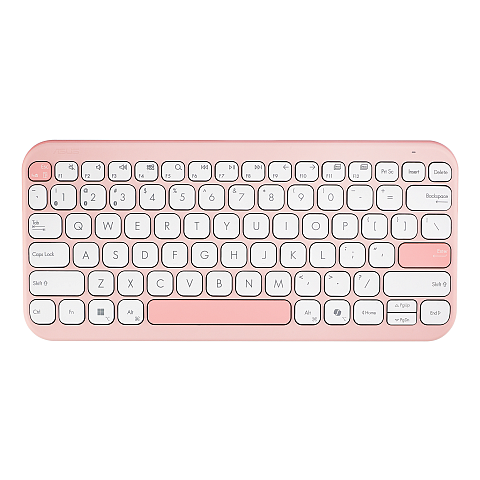 ASUS Marshmallow Keyboard KW100 Tastatur Haus Bluetooth QWERTZ Deutsch Pink