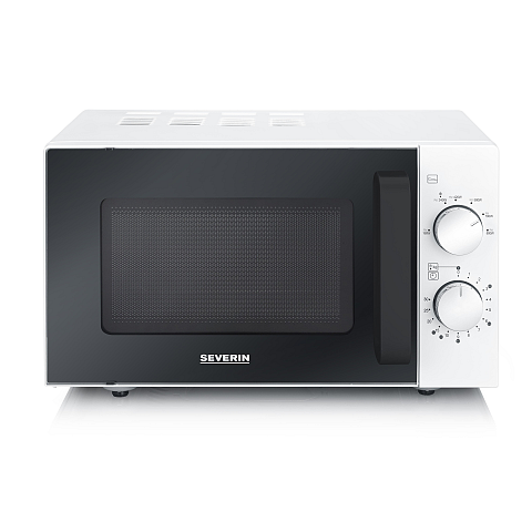 Severin MW 7574 Schwarz, Silber, Weiß Solo-Mikrowelle Arbeitsplatte 20 l 800 W