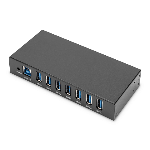 Digitus USB 3.0 Hub, 7-Port, Industrial Line