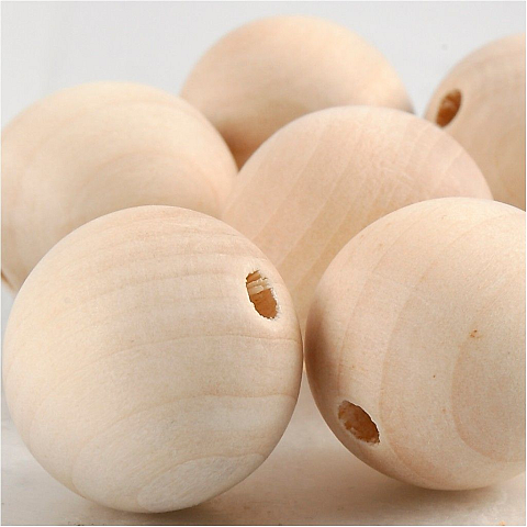 Creativ Company 566700 Perle Runde Perle Holz Naturholz 8 Stück(e)