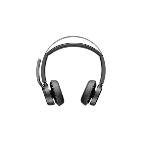HP Poly Voyager Focus 2 USB-C-C-Headset, für Microsoft Teams zertifiziert, + USB-C/A-Adapter +Ladestation