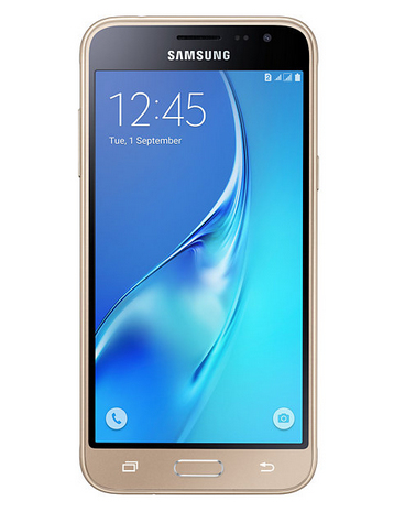 Samsung Galaxy J3 (2016) SM-J320F 12,7 cm (5") Dual-SIM Android 5.1 4G Mikro-USB 1,5 GB 8 GB 2600 mAh Gold