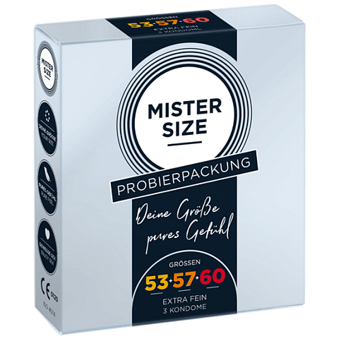 MISTER SIZE 4260605480584 Kondom 3 Stück(e) weich