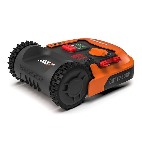 WORX WR141E Rasenmäher Rasenmähroboter Akku Schwarz, Orange