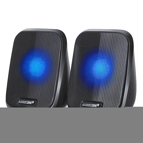 Audiocore AC835 Lautsprecher Schwarz Kabelgebunden 6 W