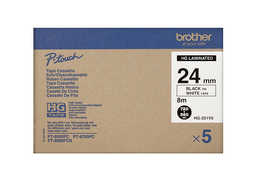 Brother HG251V5 Druckeretikett Schwarz, Weiß HG