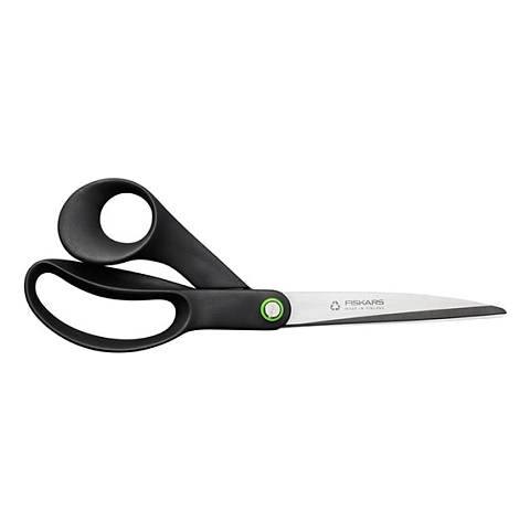Fiskars 1074546 Büro- & Bastelschere Universal Gerader Schnitt Schwarz, Edelstahl