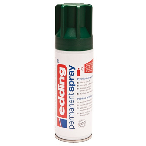 Edding Permanent Spray Acrylfarbe 200 ml Grün Sprühdose