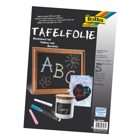 Folia 39049 Permanent Schwarz Matte