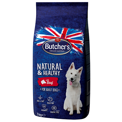 Butcher's Pet Care Natural&Healthy 15 kg Adult Rind