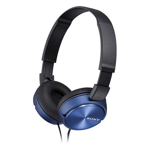 Sony MDR-ZX310AP Kopfhörer Kabelgebunden Kopfband Anrufe/Musik Blau