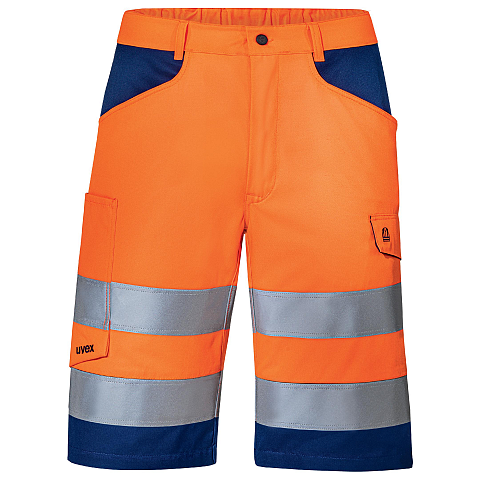 Uvex 8849016 Arbeitskleidung Shorts Blau, Grau, Gelb