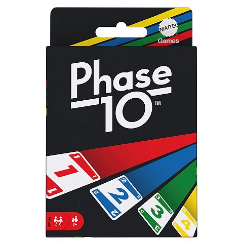 Games Mattel Phase 10, Kartenspiel, Gesellschaftsspiel, Familienspiel, Kinderspiel