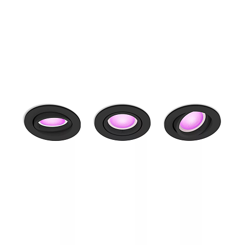 Philips Hue White and Color ambiance 3er-Pack Centura Einbauspot