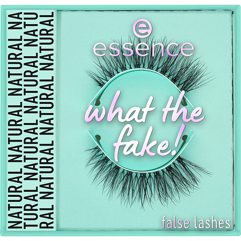 Essence what the FAKE! Streifenwimpern Schwarz