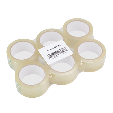 LogiLink TAPE03 Klebeband Für die Nutzung im Innenbereich geeignet 66 m Transparent