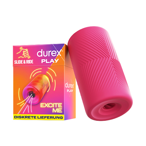 Durex Play Slide & Ride Männlicher Streichler Pink Thermoplastisches Elastomer (TPE)
