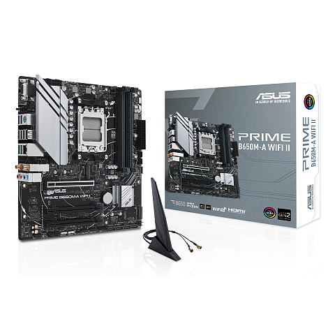 ASUS PRIME B650M-A WIFI II AMD B650 Sockel AM5 micro ATX