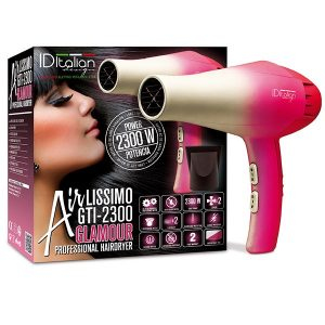 Italian Design GTI 2300 Haartrockner 2300 W Pink, Weiß