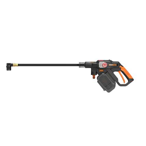 WORX WG633E Hochdruckreiniger Kompakt Akku 220 l/h Schwarz, Orange