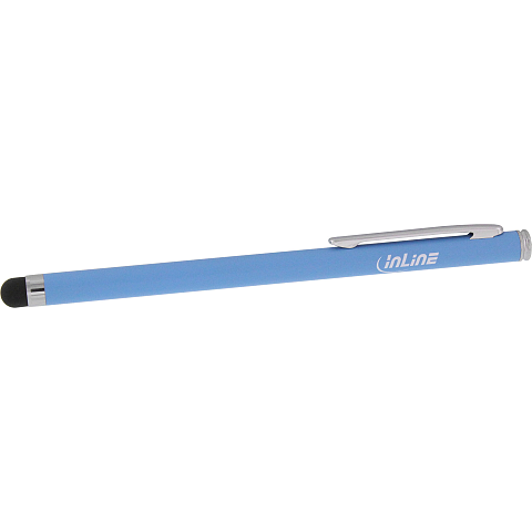 InLine Stylus, Stift für Touchscreens von Smartphone und Tablet, blau