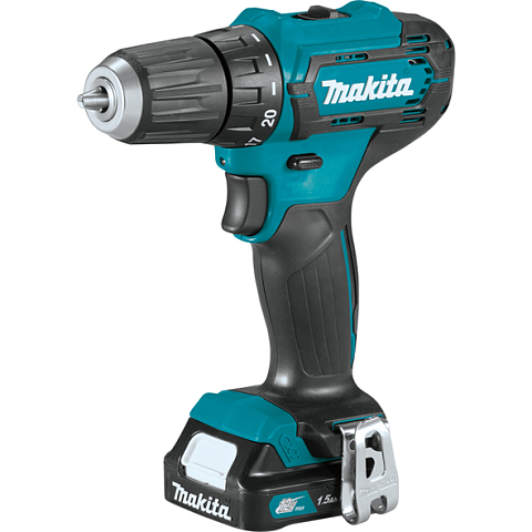 Makita DF333DZJ Bohrmaschine 1700 RPM 1,2 kg Schwarz, Blau