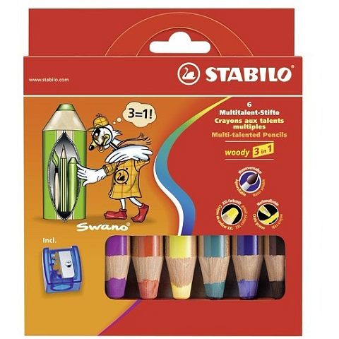 STABILO woody 3 in 1 Multi 6 Stück(e)