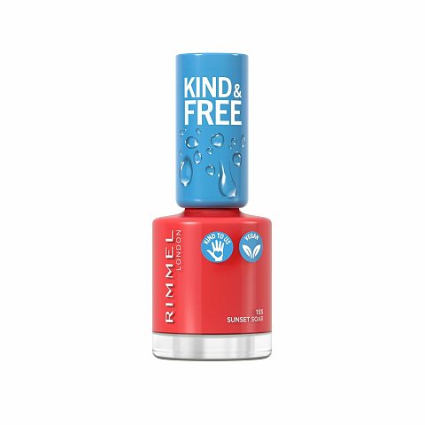 Rimmel Kind & Free Nagellack Koralle Glanz