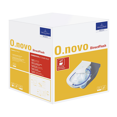 Villeroy & Boch O.novo Toilette Einteilig Wand
