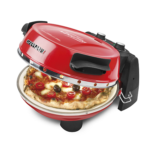 Ferrari G10032 Pizzamacher/Ofen 1 Pizza/Pizzen Rot