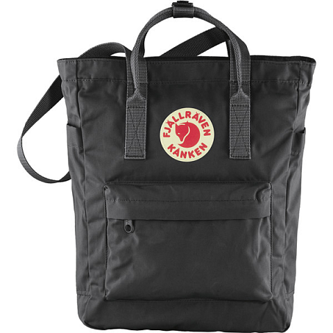Fjällräven Kånken Rucksack Schwarz Baumwolle, Polyester