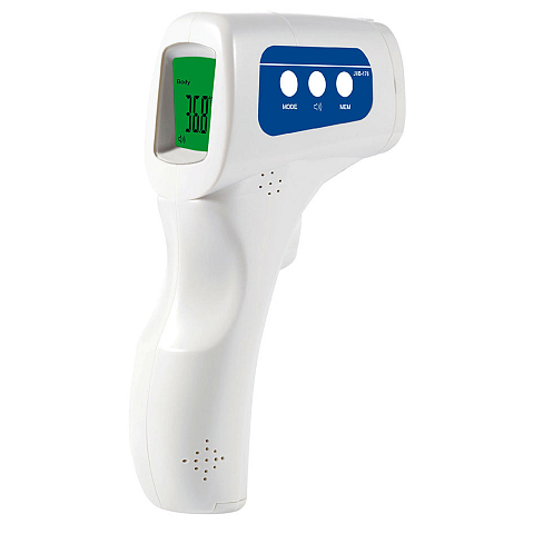 Diamond Multimedia JXB-178 Digitales Fieberthermometer Fernabtastthermometer Weiß Stirn Tasten
