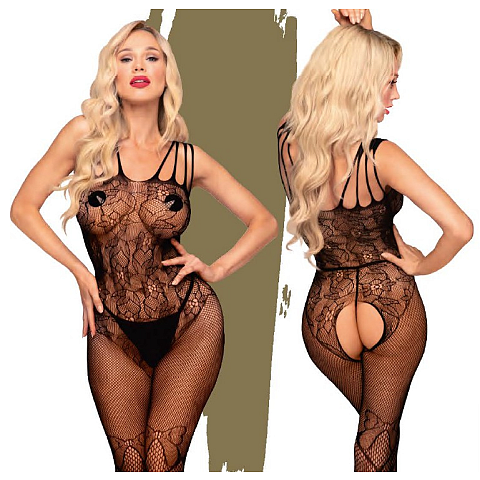 Penthouse Dirty Mind Bodysuit Schwarz