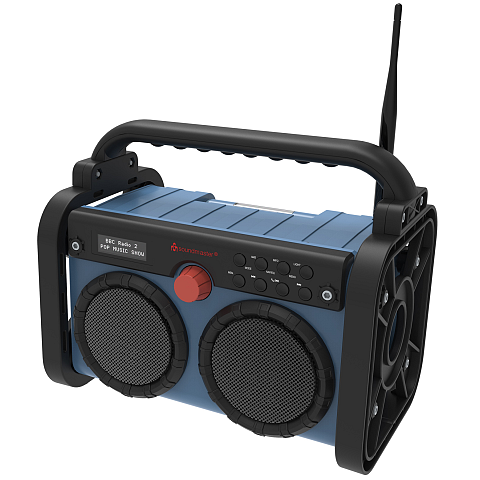Soundmaster DAB85BL Radio Tragbar Schwarz, Blau