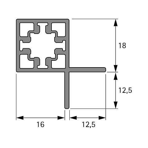 Hettich 9303886 Schubladenrolle & -schiene 3000 mm