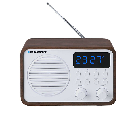 Blaupunkt PP7BT Radio Tragbar Analog & Digital Weiß, Holz