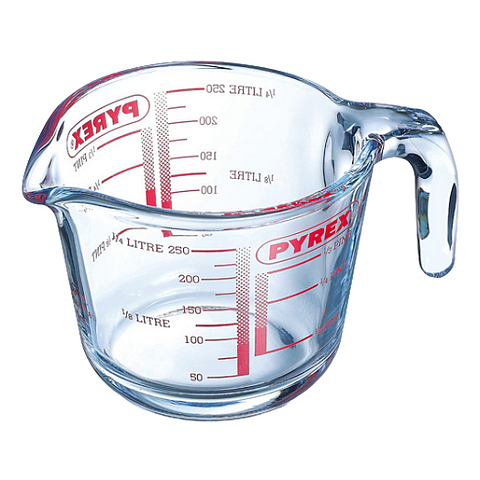Pyrex Glas-Messbecher