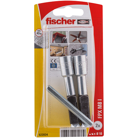 Fischer 522834 Schraubanker/Dübel 2 Stück(e) Spreizdübel 75 mm