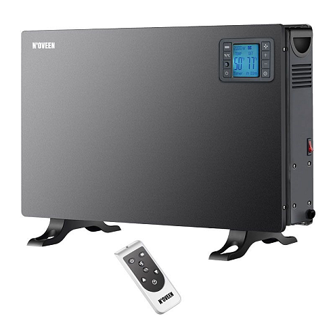 Noveen CH7100 LCD Smart Drinnen Schwarz 2000 W Elektrischer Konvektor-Raumheizer