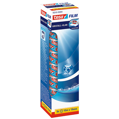 TESA 58245-00000-01 Klebeband Für die Nutzung im Innenbereich geeignet 10 m Polypropylen (PP) Transparent