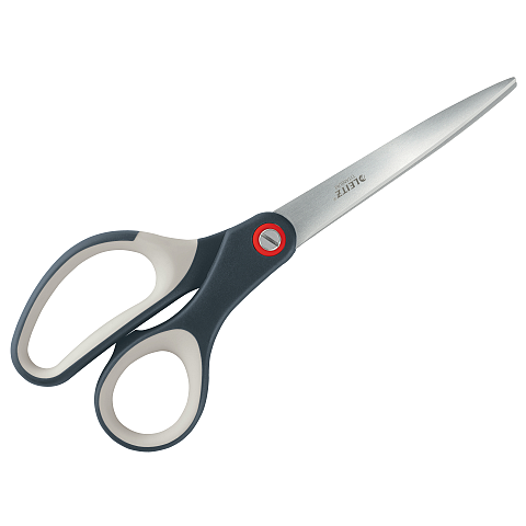 Leitz 53320089 Büro- & Bastelschere Büroscheren Gerader Schnitt Grau